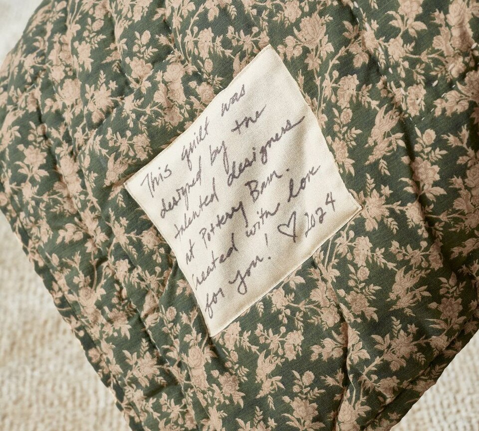 Festive Love Reversible Coverlet Pottery Barn Australia